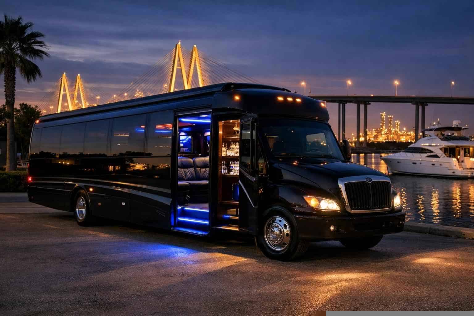 Luxury Party Bus Rental in La Porte Texas