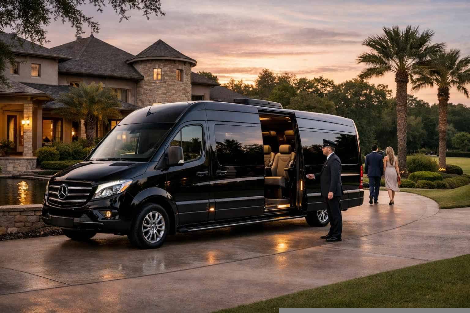 Luxury Passenger Van with Driver in Friendswood Texas