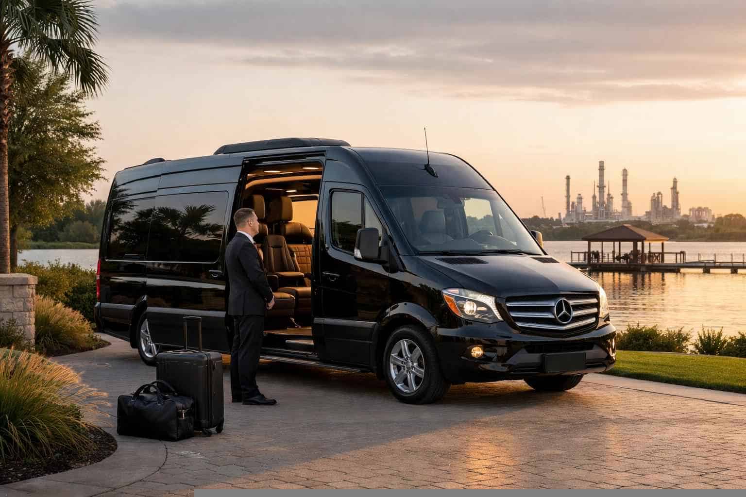 Luxury Sprinter Van Rental with Driver in Deer Park Texas