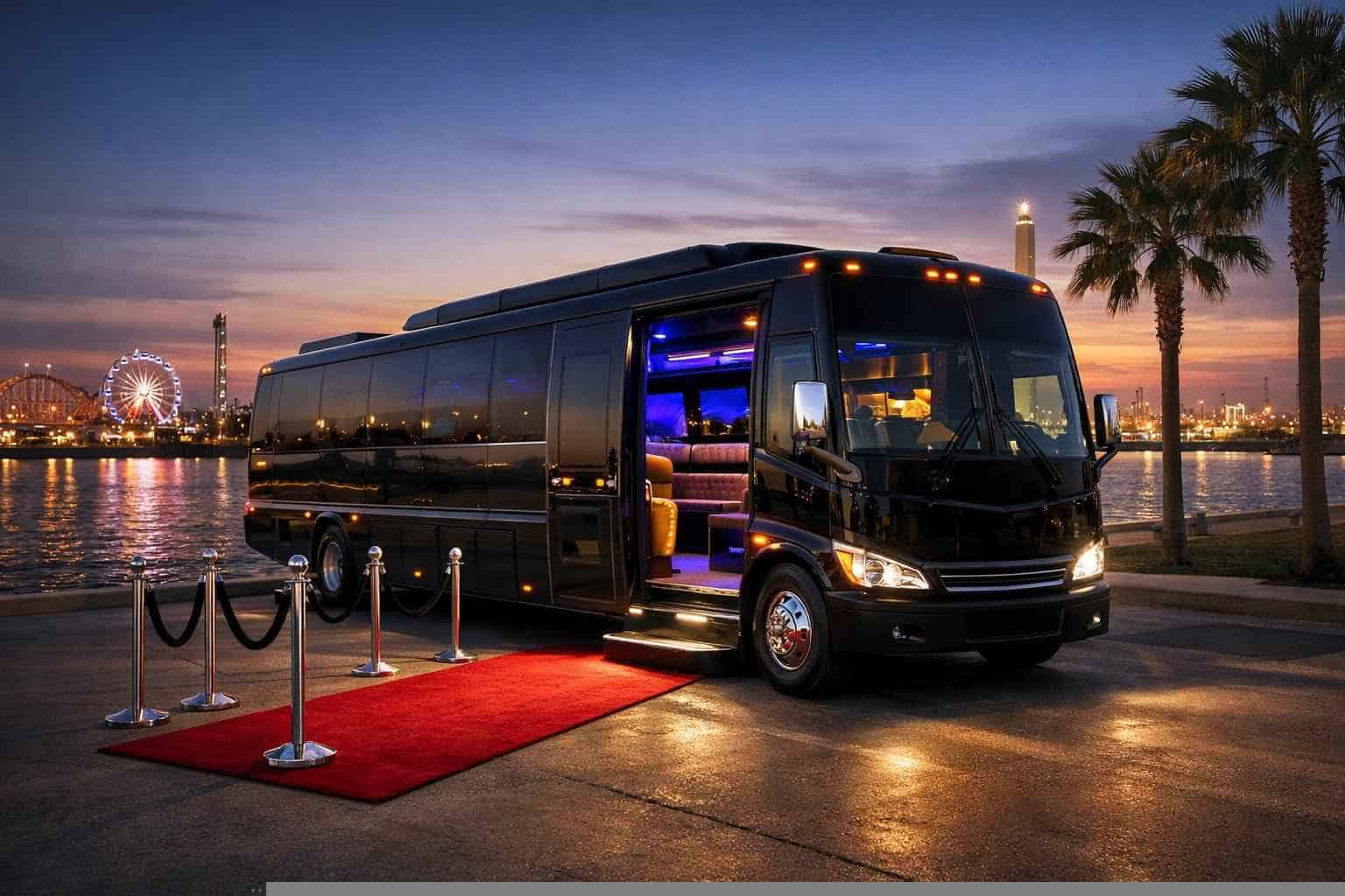 Party Bus Rental in Texas City Texas