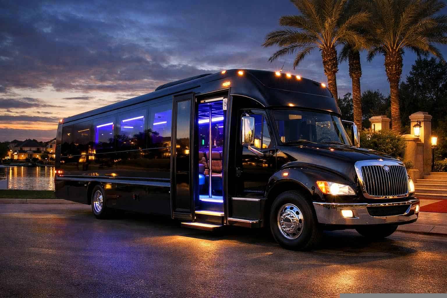 Party Bus Rental Near Me Friendswood TX
