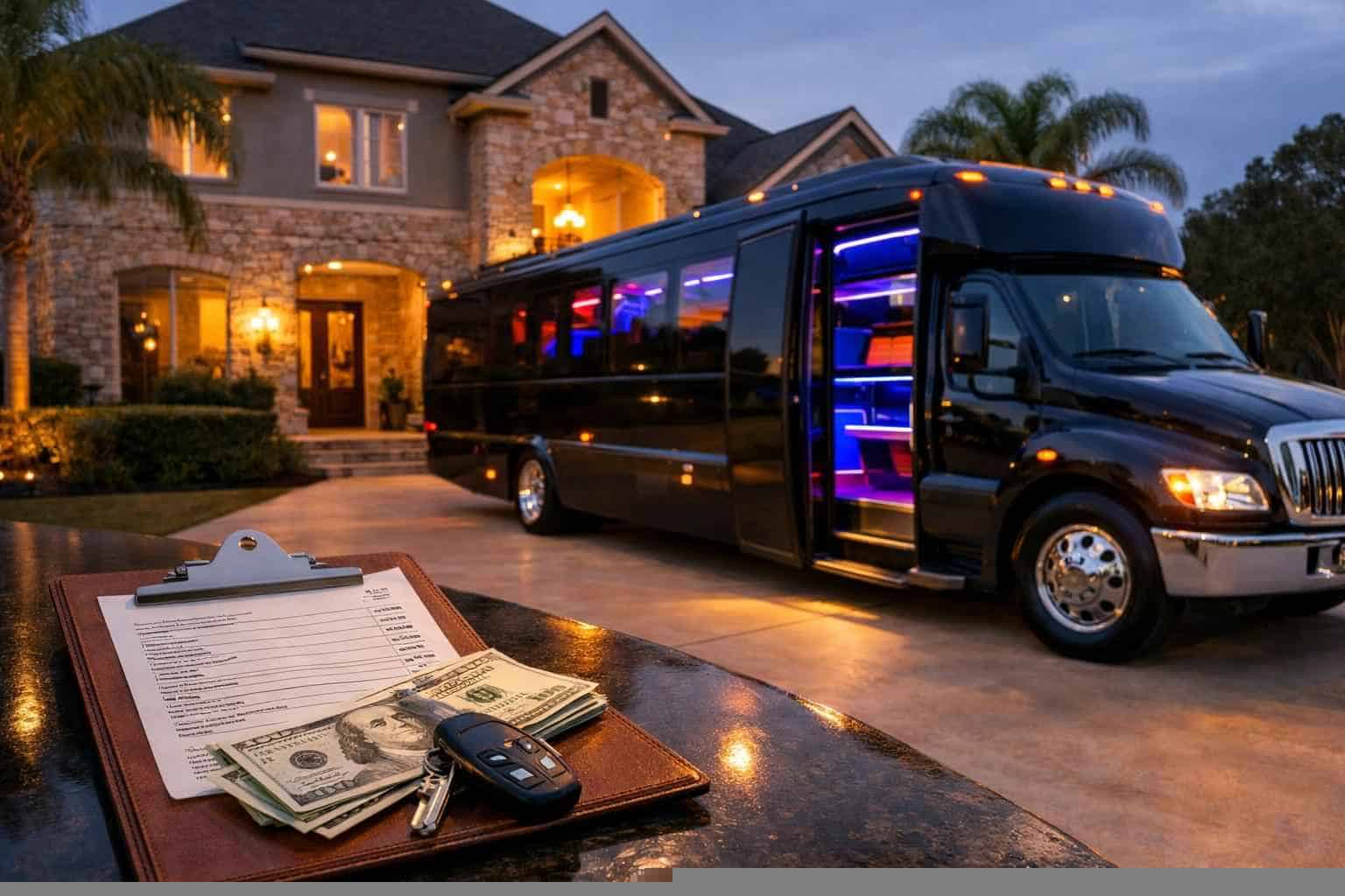 Party Bus Rental Prices in Friendswood TX