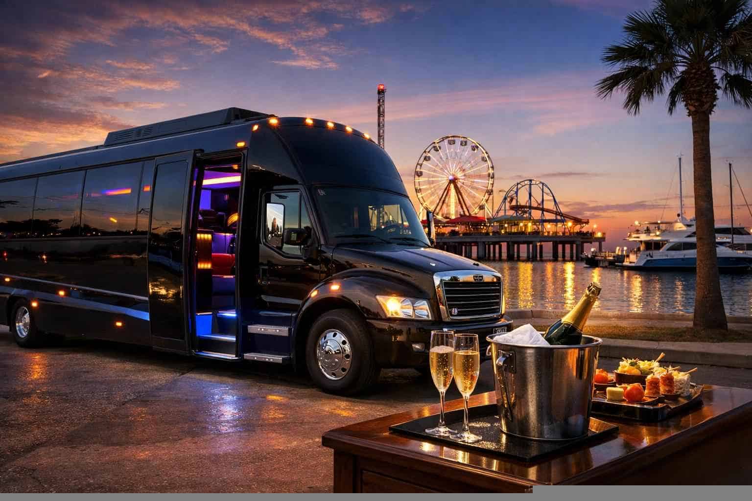 Party Buses in Galveston Texas