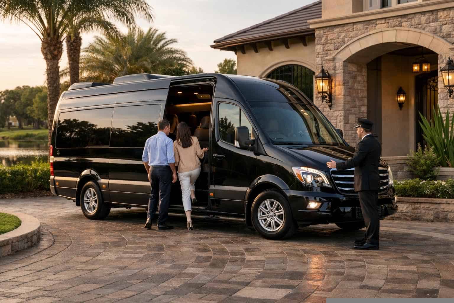 Passenger Van with Driver Friendswood TX