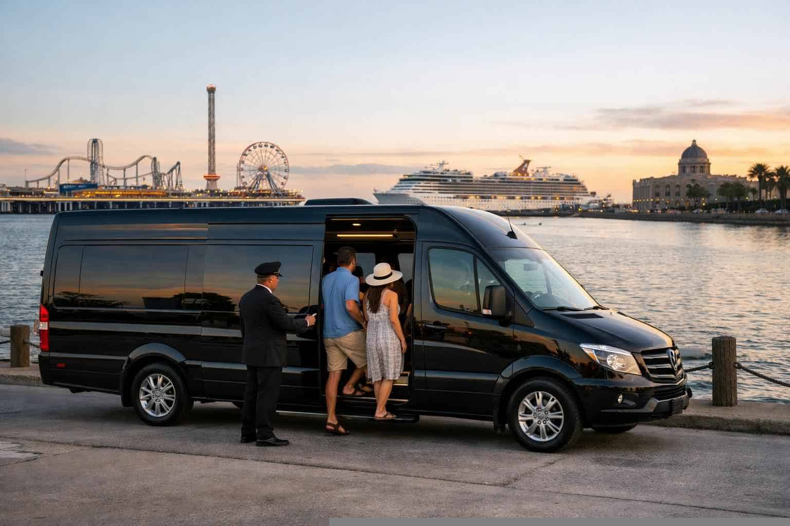 Passenger Van with Driver Near Me Galveston TX