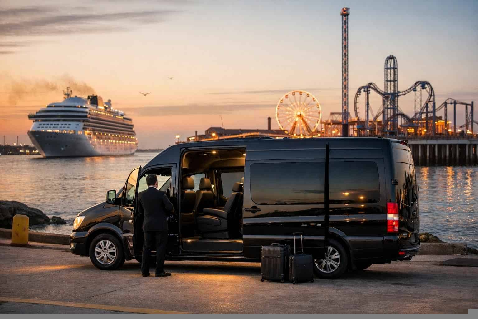 Passenger Vans with Driver in Galveston Texas