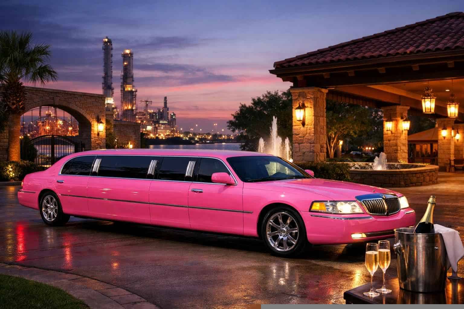 Pink Limo Rental Deer Park TX