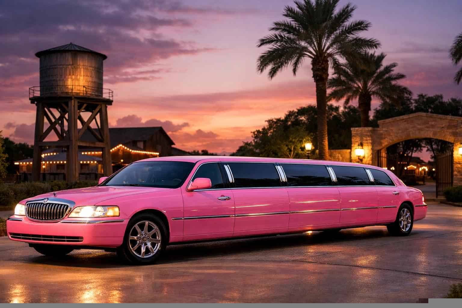 Pink Limo Rental In Tomball Texas