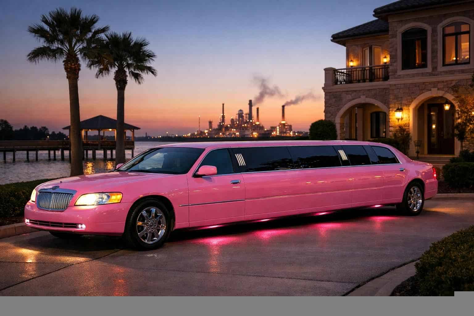 Pink Limo Rental Near Me Deer Park TX