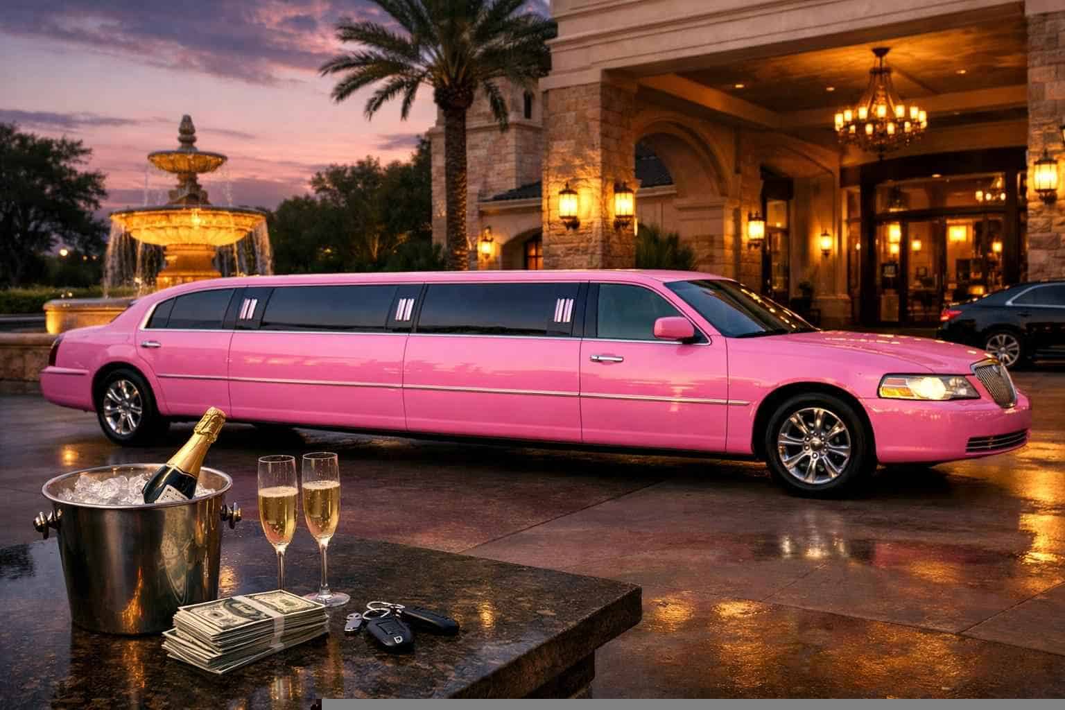 Pink Limo Rental Prices In Tomball TX