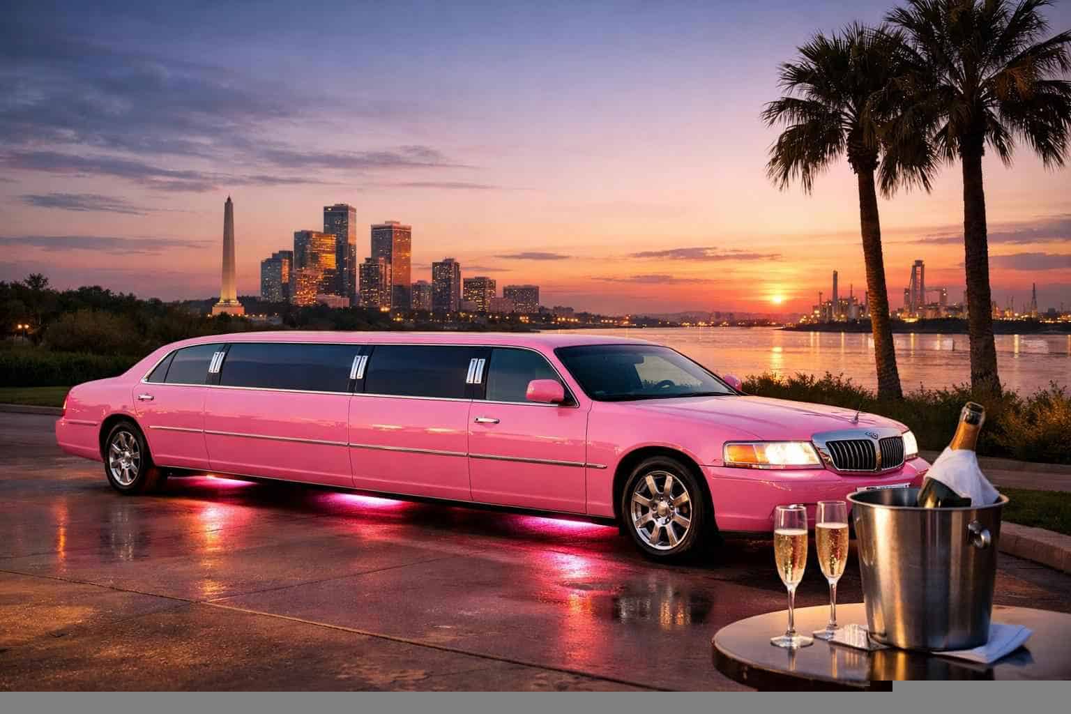 Pink Limo Rental Texas City TX