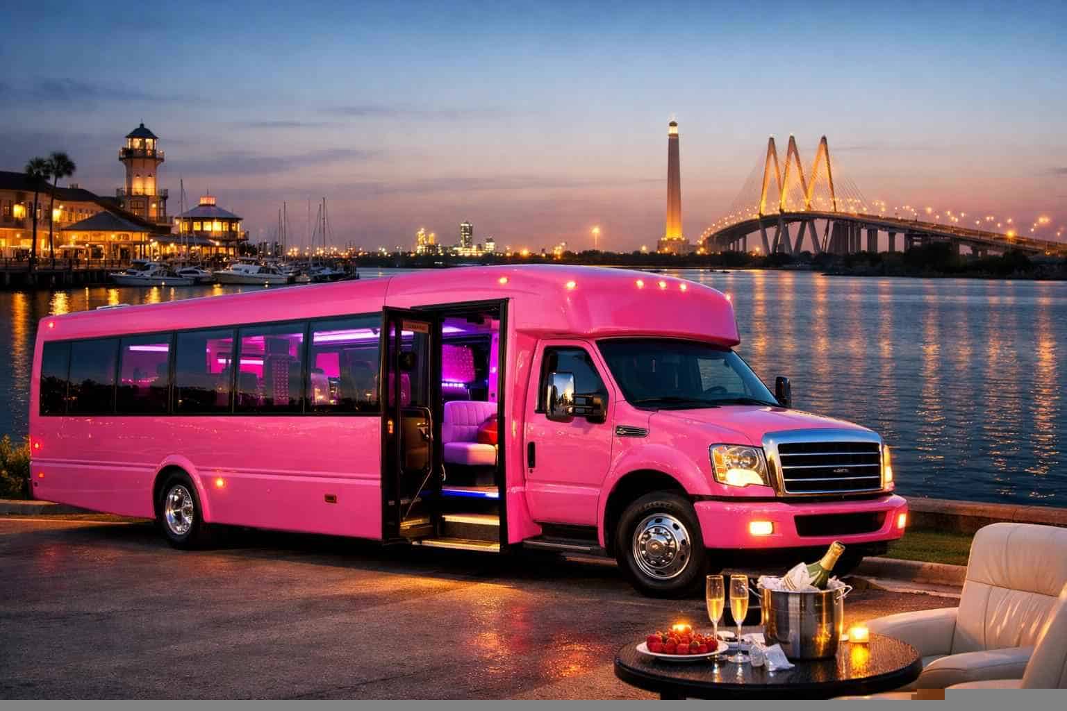 Pink Party Bus Service La Porte TX