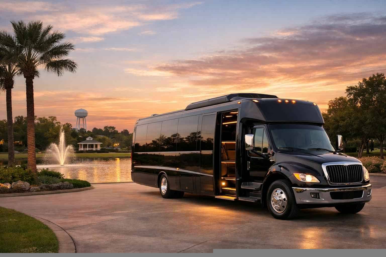 Shuttle Bus Rental in Friendswood Texas
