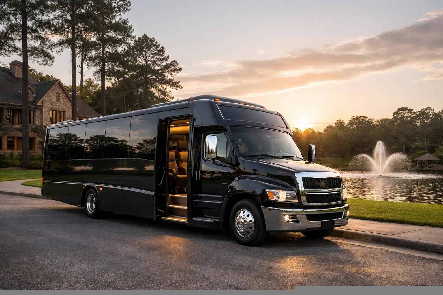 Shuttle Bus Rental Near Me Friendswood TX