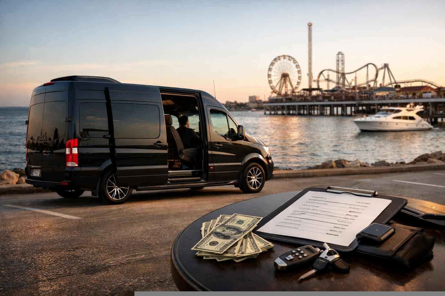 Sprinter Van Rental with Driver Prices in Galveston TX