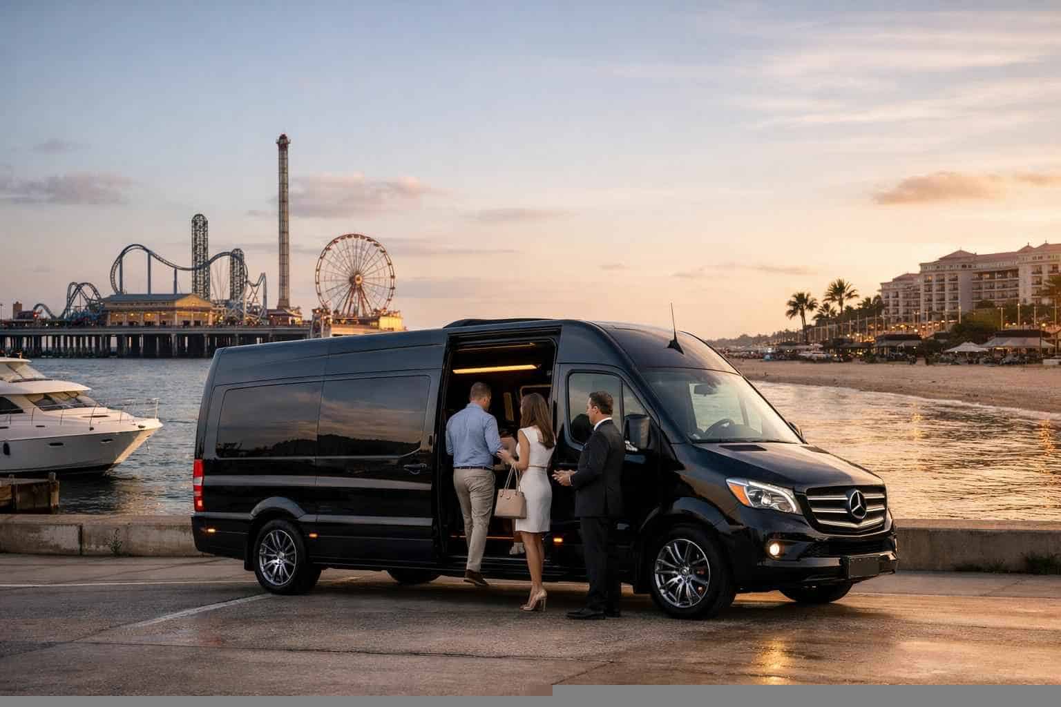 Sprinter Van Service with Driver Galveston TX