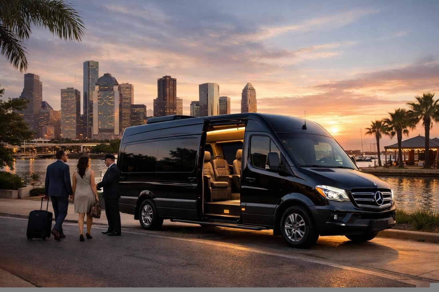 Sprinter Van Service with Driver Texas City TX