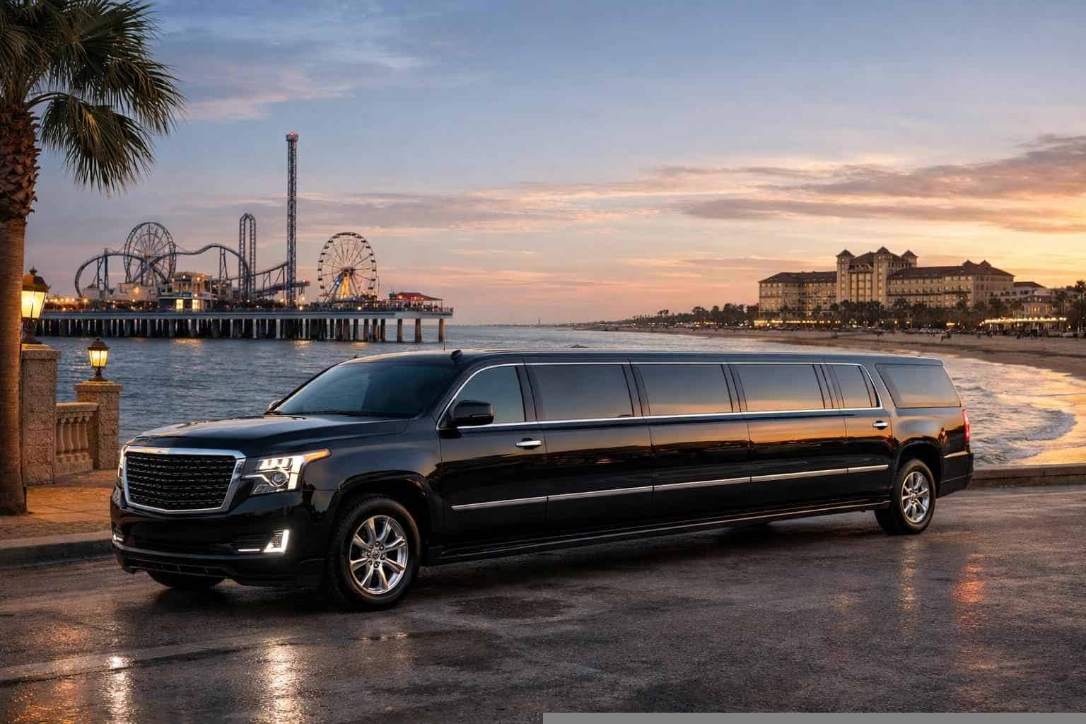SUV Limousine in Galveston Texas
