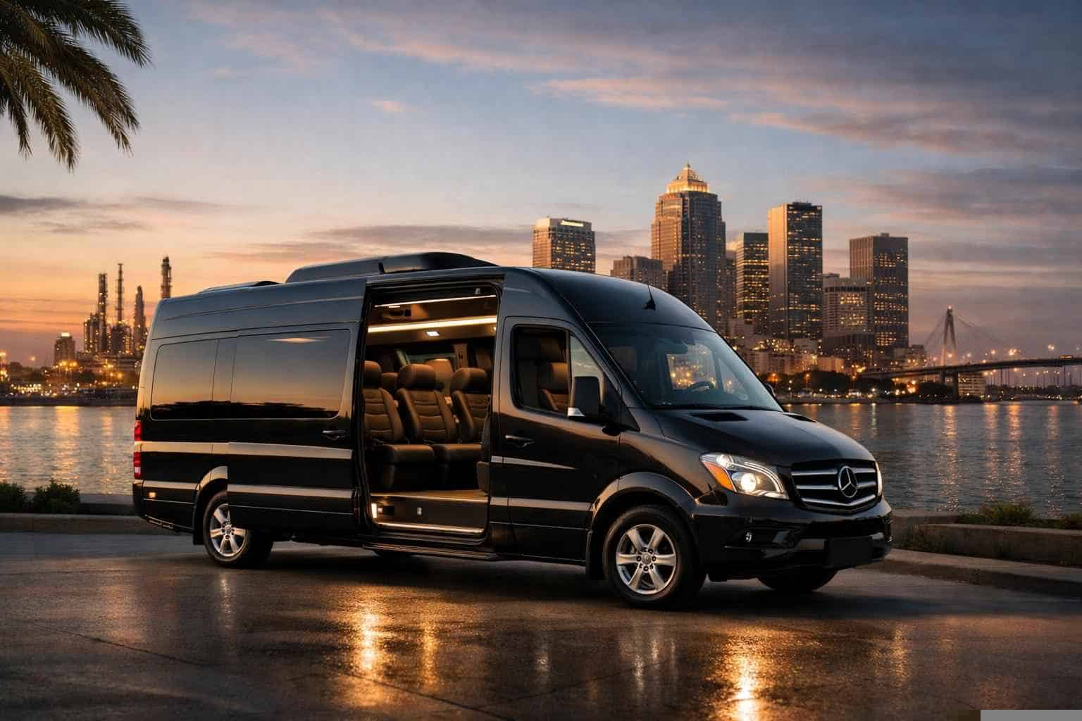 Texas City Texas Passenger Van with Driver