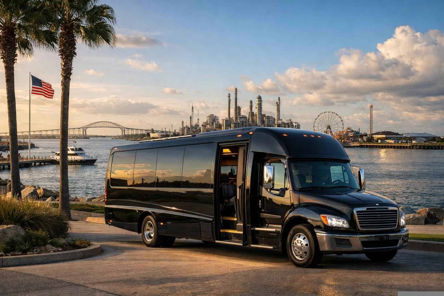 Texas City Texas Shuttle Bus Rental