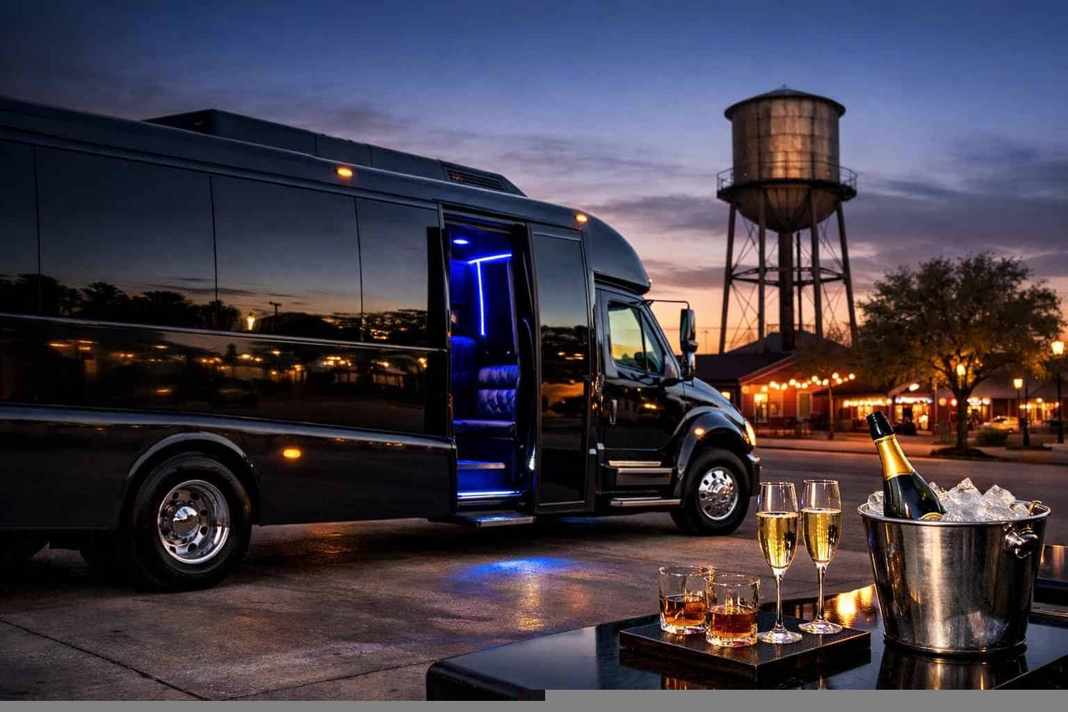 Tomball Texas Black Party Bus Rental