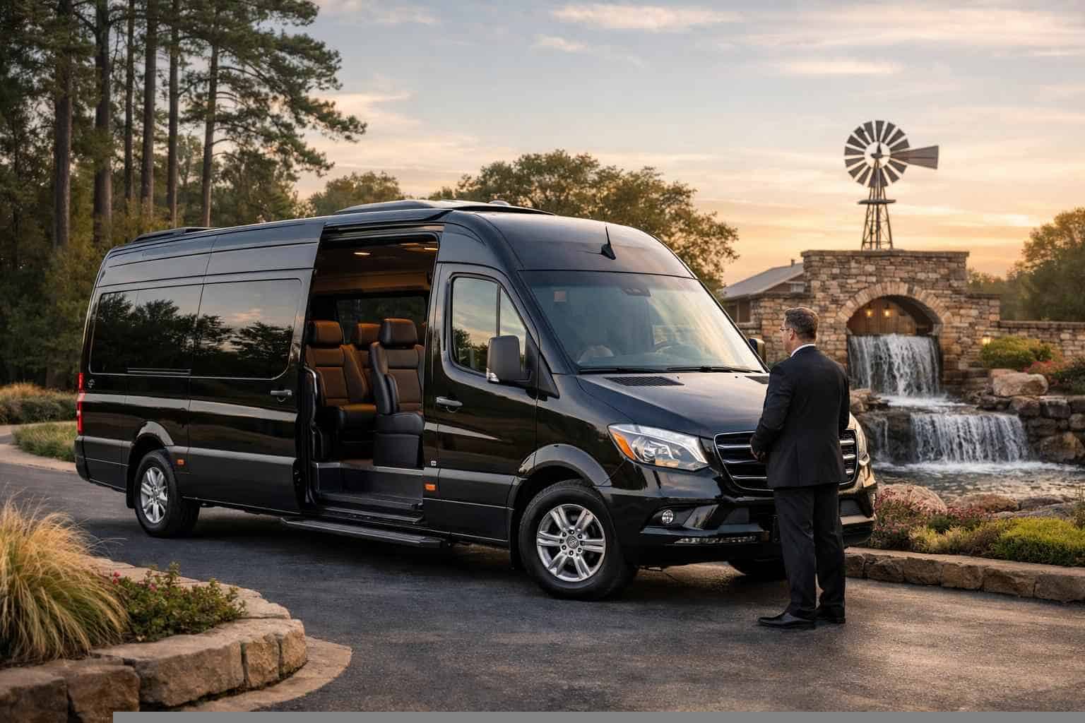 Tomball Texas Passenger Van with Driver