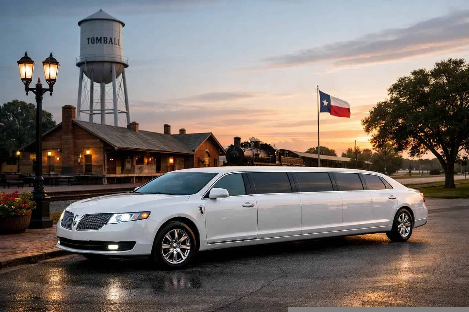 Tomball Texas White Limo Rental