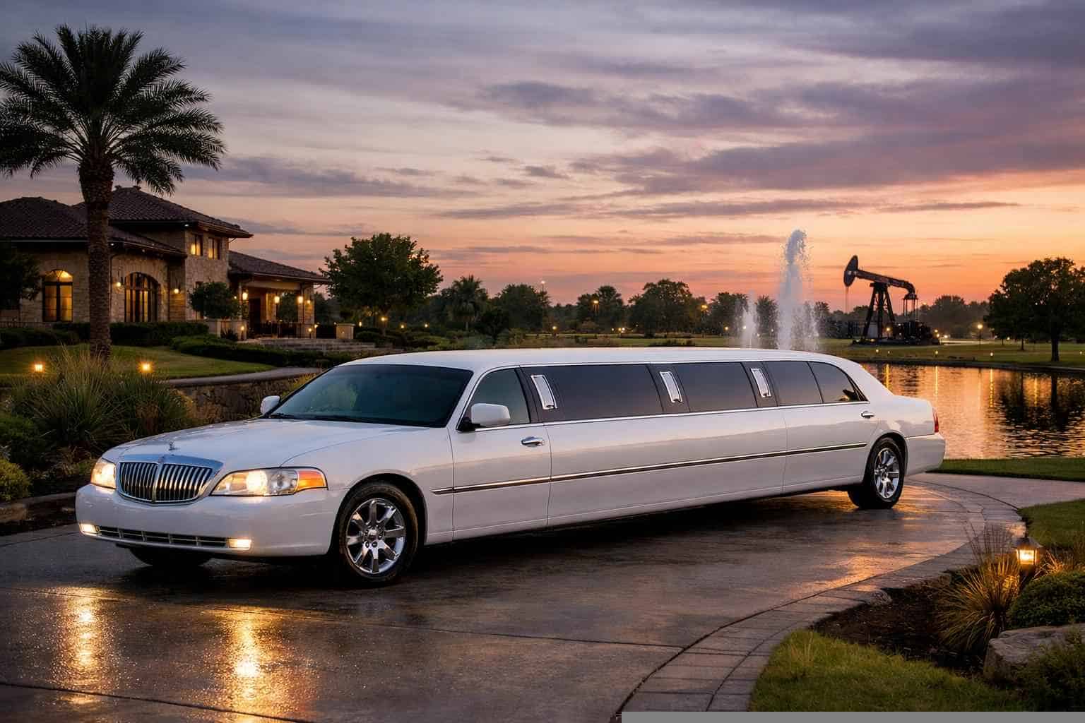 White Limo Rental Deer Park TX