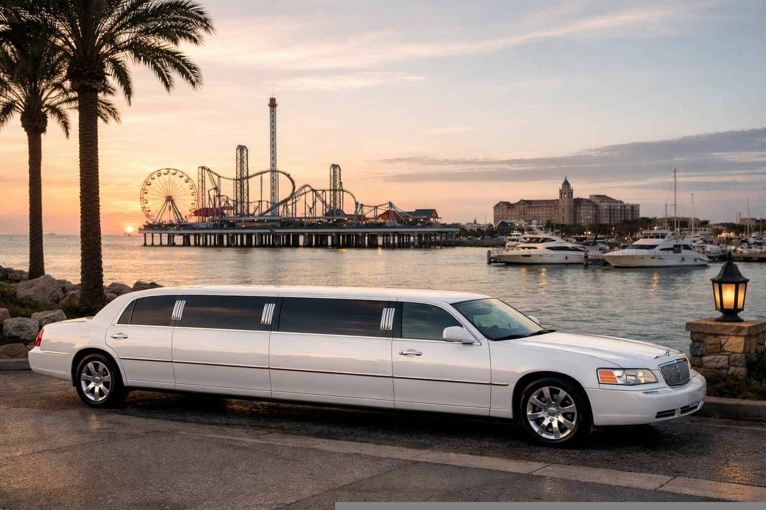 White Limo Rental Galveston TX