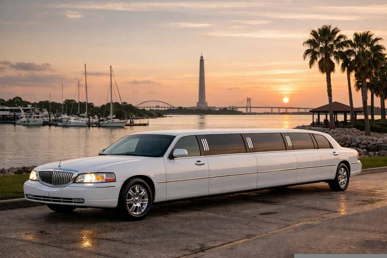 White Limo Rental in La Porte Texas
