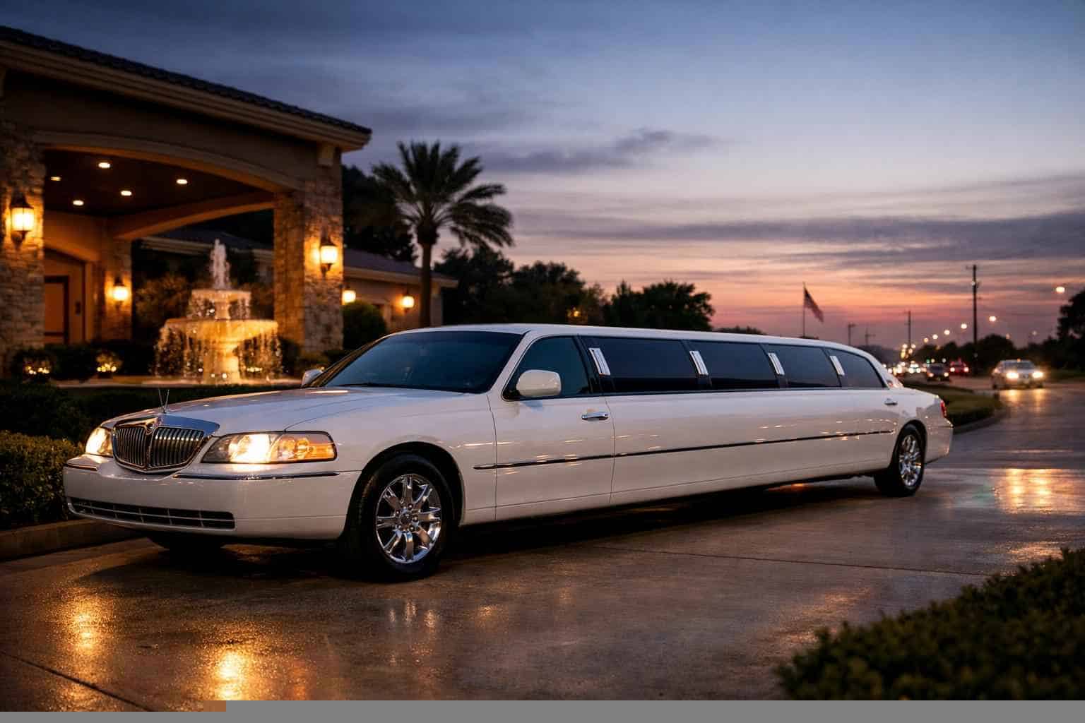White Limo Rental Near Me Deer Park TX