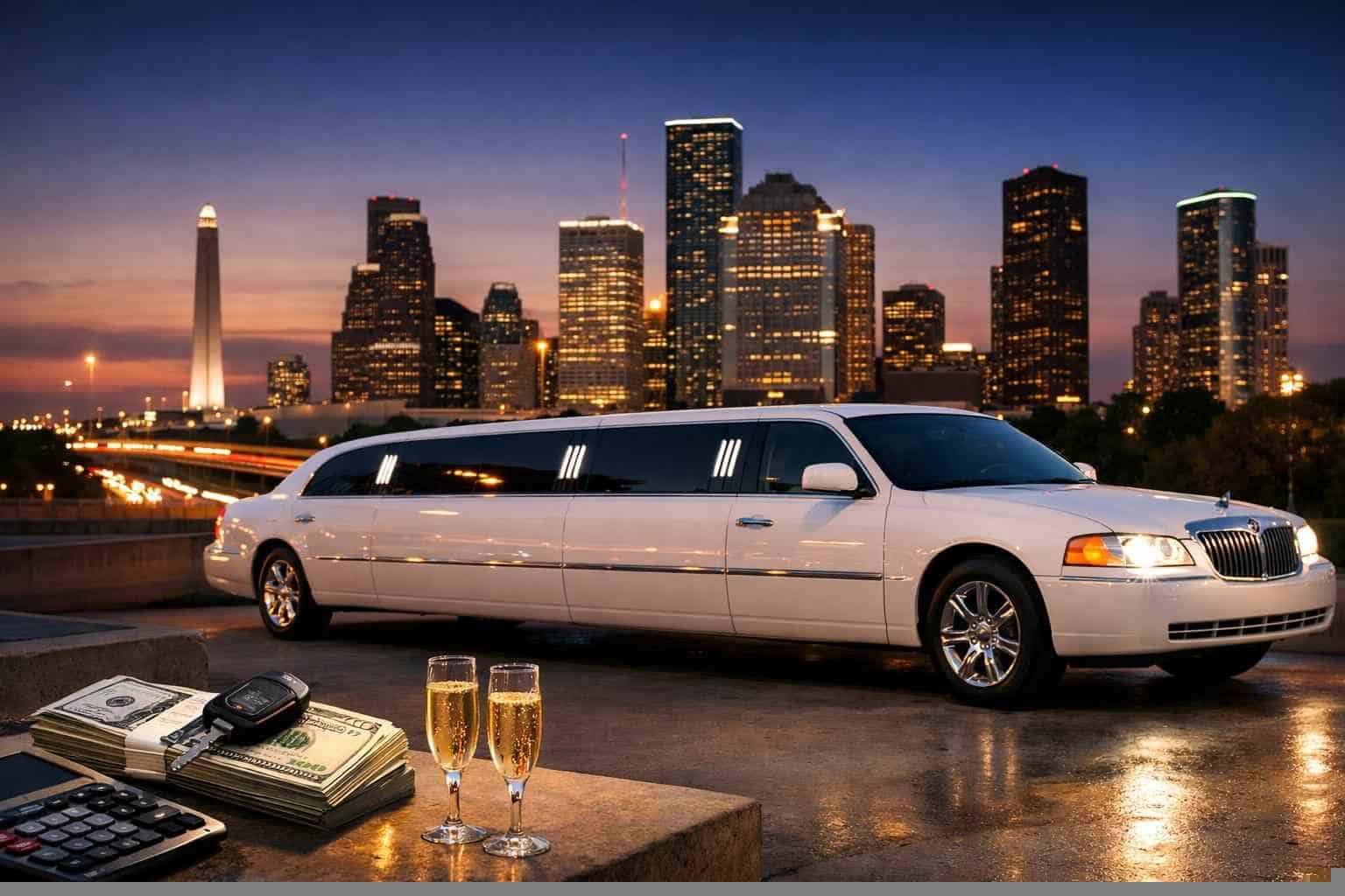 White Limo Rental Prices in Texas City TX