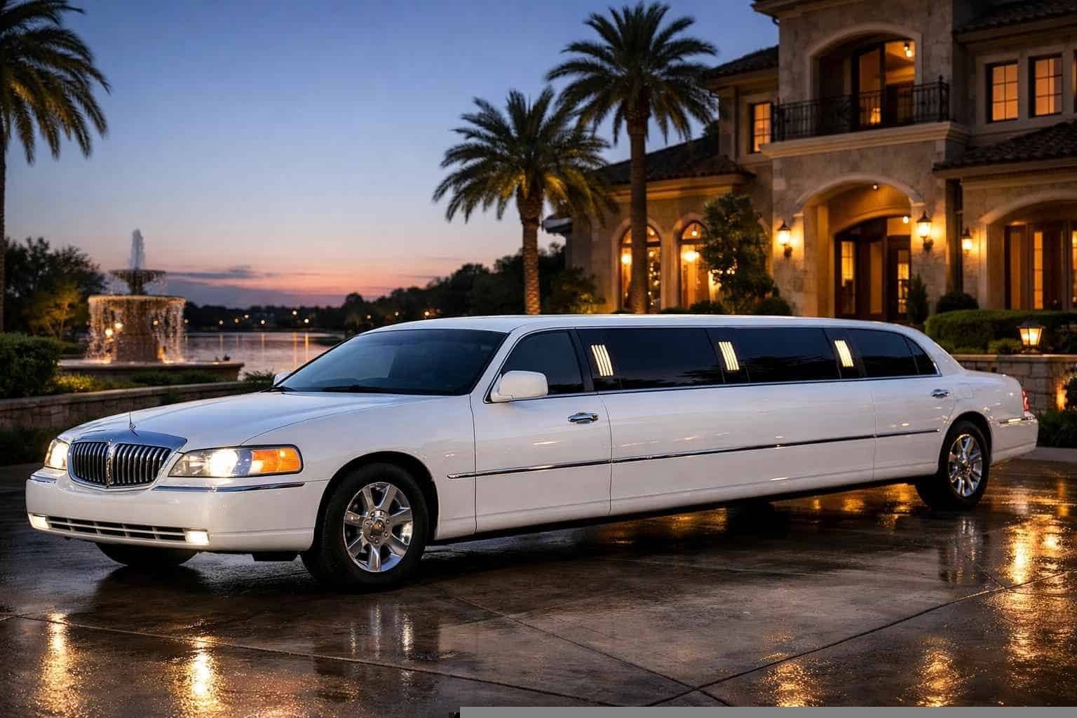 White Limo Service Friendswood TX