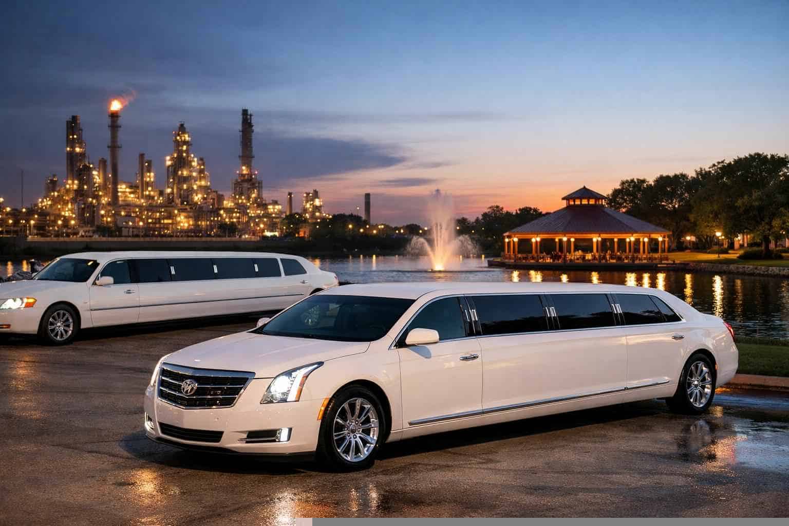 White Limousines in Deer Park Texas