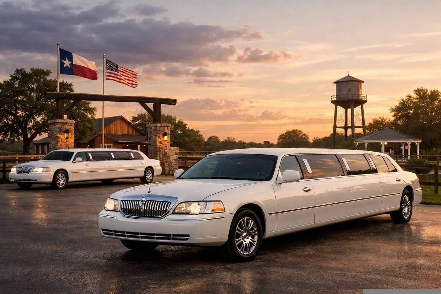 White Limousines in Tomball Texas