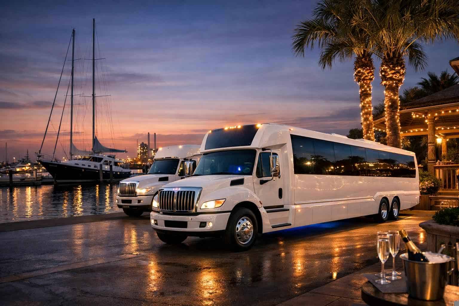 White Party Buses in La Porte Texas