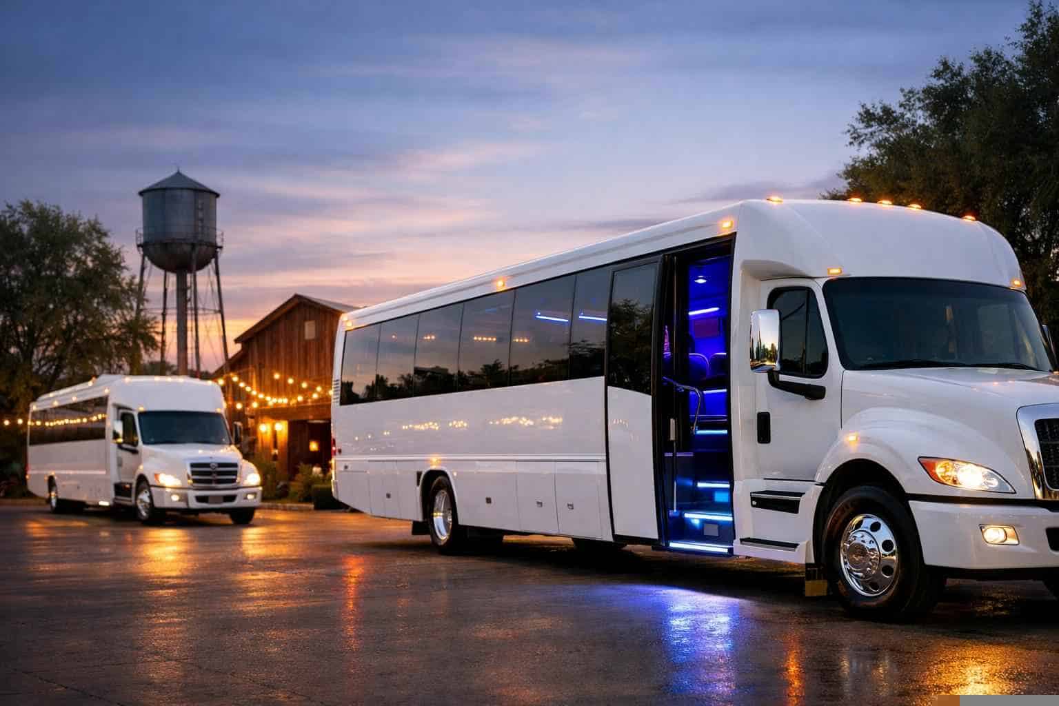 White Party Buses In Tomball Texas